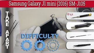 How to disassemble 📱 Samsung Galaxy J1 mini (2016) SM-J105