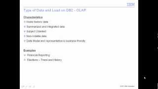 Type of data and load on DB2