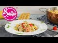 Zucchini-Lachs-Nudeln / 15 Minuten Rezept / Sallys Welt