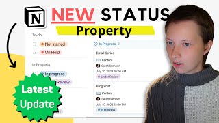 2.17 UPDATE Notion for Productivity: New Status Property (Free Template)