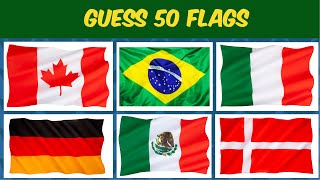 Guess The Flags Quiz | 50 Countries 2023 |
