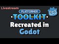 🕹️ Learning from GMTK Platformer Toolkit 🔴 Godot Live