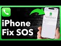 How To Fix SOS On iPhone
