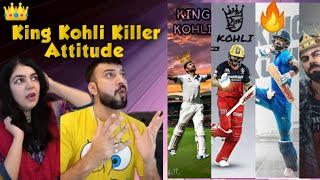 Virat Kohli Attitude Reels | Cricket King 👑 KING KOHLI Attitude Videos Reaction