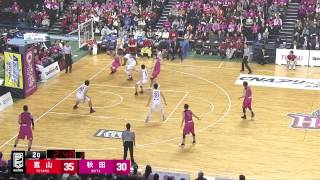 秋田ノーザンハピネッツvs富山グラウジーズ｜B.LEAGUE第15節GAME1Highlights｜12.29.2016 プロバスケ (Bリーグ)