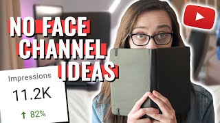 10 YOUTUBE CHANNEL IDEAS without showing your face 2021