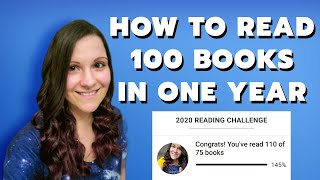 How to Read 100 Books in One Year! 📚