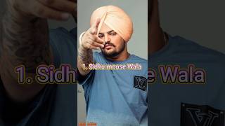 Top 10 Punjabi singer in the world 🌎#sidhumoosewala #yoyohoneysing #sidhu #viralvideo #diljitdosanj