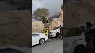 سقوط مواطن من مرتفع وعر بعسير يفقده حياته