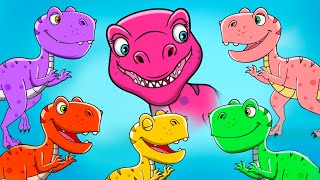 Baby T-Rex | Dinosaur Songs | FunForKidsTV Songs for Children