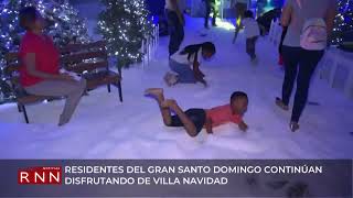 Residentes del Gran Santo Domingo continúan disfrutando de villa Navidad