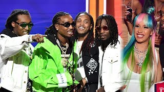 Migos WINS Best Group At 2018 BET Awards And Offset Calls Cardi B His Wife