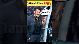 OMG 😱 || Salman Khan got angry 😡 || #shorts