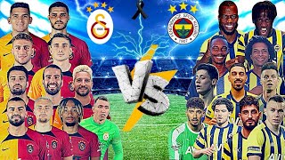 Galatasaray VS Fenerbahçe Comparison | GS vs FB Big Derby 🔥