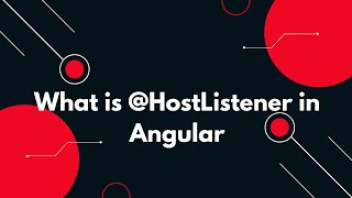 #44 ๐ Angular 19 Tutorial: Mastering @HostListener for Event Handling ๐