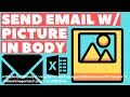 Excel VBA Macro: Send Email with Embedded Image/Picture in Body (Step-by-Step Tutorial)