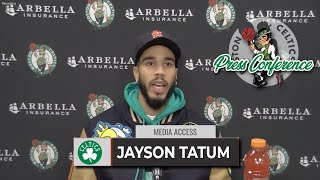 Jayson Tatum: "Obviously I'm tired of all of these OT games." | Celtics-Bucks Postgame Interview
