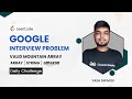 Valid Mountain Array | Google Interview Problem | Amazon | Array | LeetCode | String | Yash Dwivedi