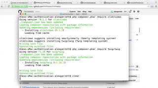 PHP Authentication Dependencies 2