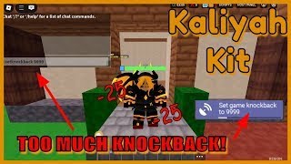 BedWars: INF KNOCKBACK with Kaliyah Kit