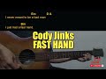 Cody Jinks - FAST HAND Guitar Chords cover