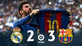 Real Madrid 2×3 Barselona • La Liga 16/17 Extendet Goals & Highlights HD