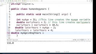 Java for Beginners | Math operators and Variables (video 6)