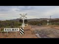 Flinders Ranges Way, Saltia, SA | Pichi Richi Railway Crossing