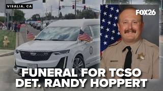 Fallen Tulare County Detective Randy Hoppert to be laid to rest in Visalia