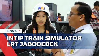 Canggih! Begini Cara Operasikan Simulator LRT Jabodebek