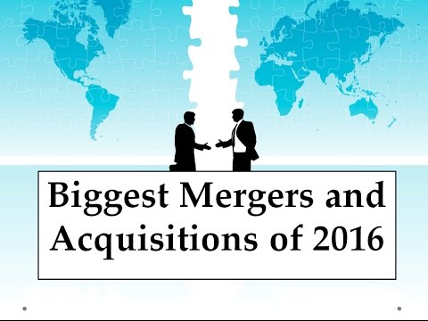 Mergers & Acquisitions 2016 - 2017 - Most Important Business GK ...