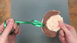 Adding String to Clay Ornament