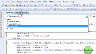 Visual Basic 2008 Tutorial & Review - Expander