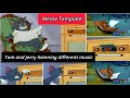 Tom and Jerry listening different music meme template || viral song || Meme Templates by Ajob moja