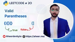 Valid Parentheses | LeetCode 20 | Stack Solution Explained (Python) #python #leetcode