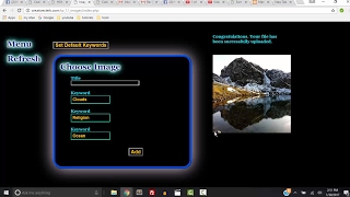CREATE THUMBNAIL UPLOAD IMAGE AND FILENAME AND TITLE TO DATABASE