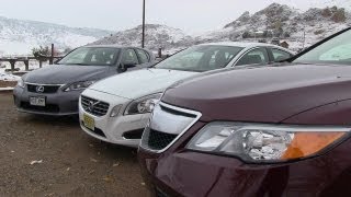 2013 Acura RDX vs Lexus CT 200h vs Volvo S60 T5 Affordable Luxury 0-60 MPH Mashup Review