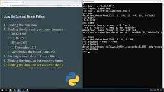 Python - Find the duration between 2 dates (Date/Time Tutorial Part 5)