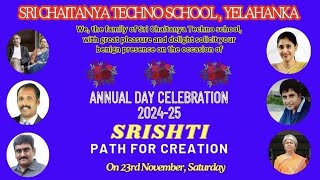 Srishti 2024-25 | SRI CHAITANYA TECHNO SCHOOL | Pre-Primary \u0026 Primary | LIVE