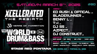 DJ SS Live @ The World Of Drum & Bass Los Angeles CA 3/8/25 Formation Records Rough Jungle Music
