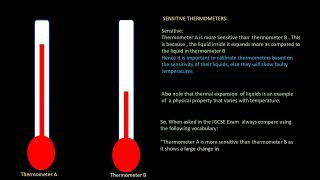 Linearity Sensitivity Range and Calibrating thermometers