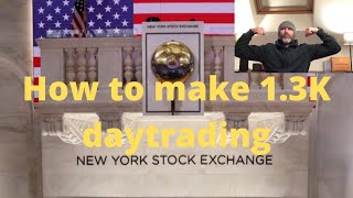 How to make 1.3K day-trading the DOW Jones