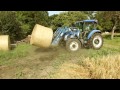 ☆ zwożenie balotów 2015 ᴴᴰ new holland t6050 u0026 td5.85 ☆