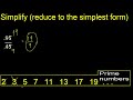 simplify 95 45 and reduce to the simplest form