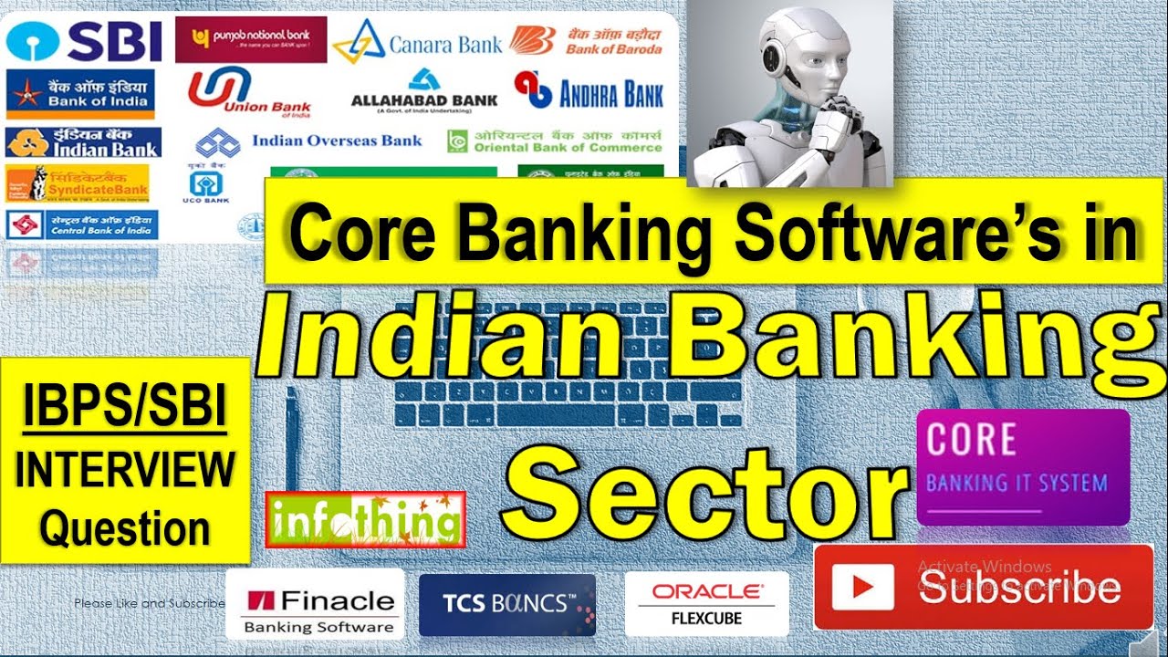 Core Banking Softwares [CBS] Using In Indian Banking Sector,banking ...