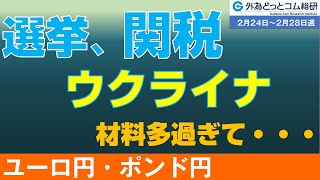 週刊為替レポートハロンズ・ダイジェスト（ユーロ/円・ポンド/円）-２月24日～２月28日週