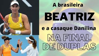 Beatriz Haddad faz historia de novo e esta na final de duplas do aberto da Australia #shorts
