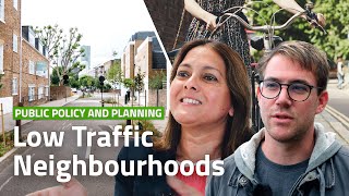 What are the benefits of low traffic neighbourhoods on residents in London?