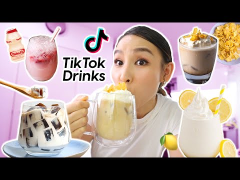 Testing viral TikTok drink recipes that are so delicious | Part 10