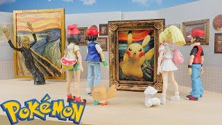 Pokemon “The Scream” Museum | Stop Motion (Edvard Munch)